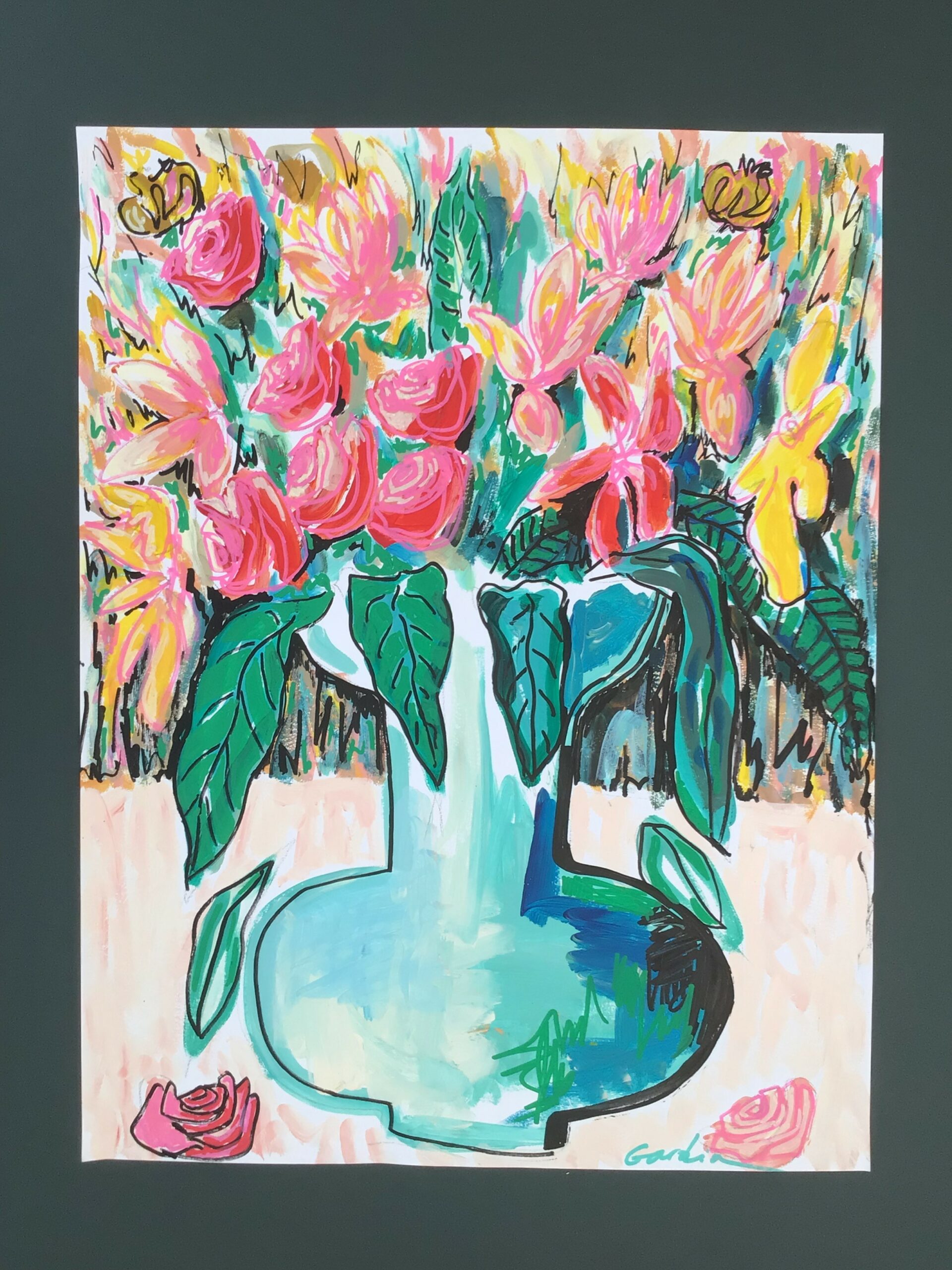 bouquet en fête-50X65