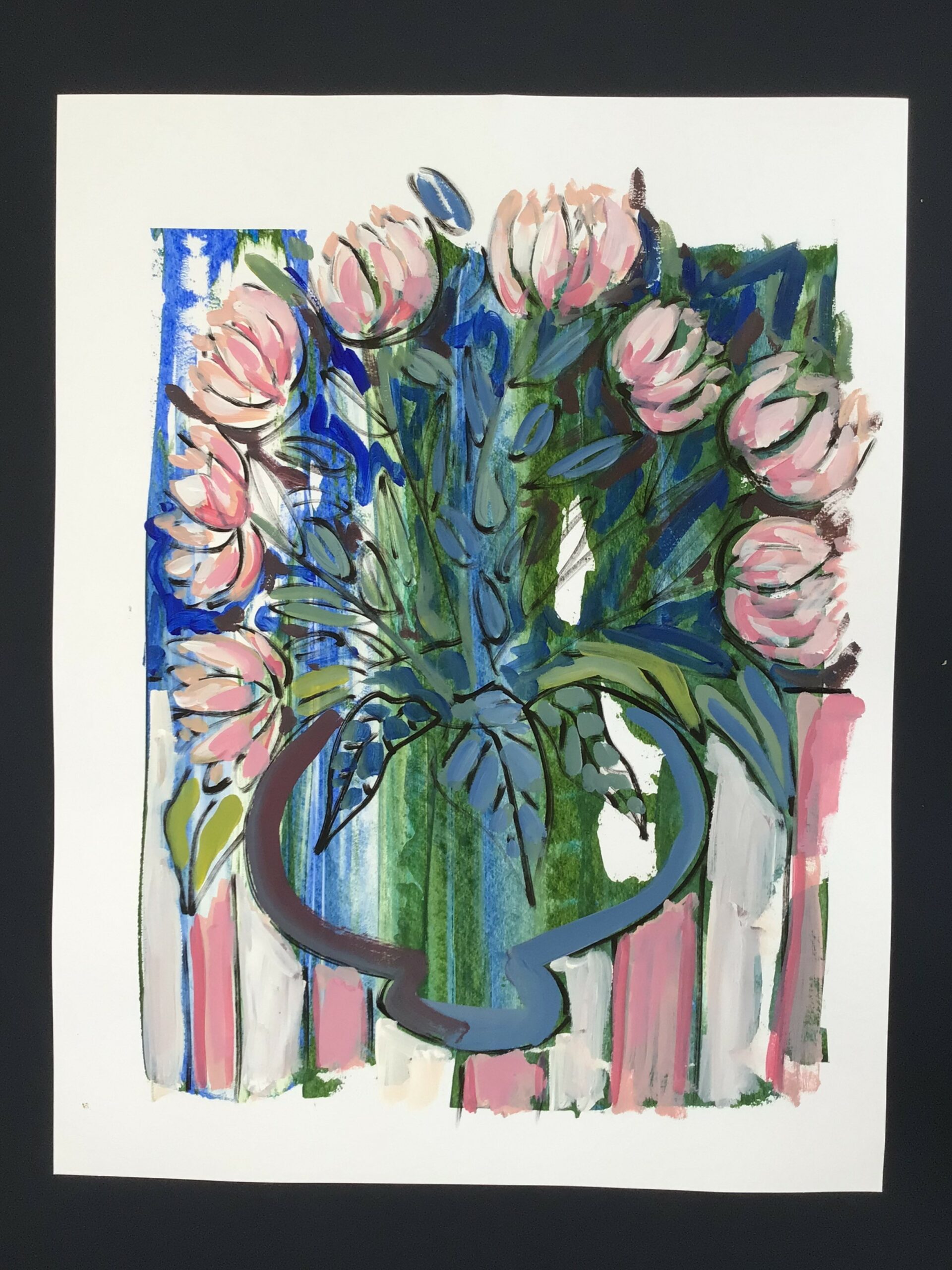 bouquet rose, 200€