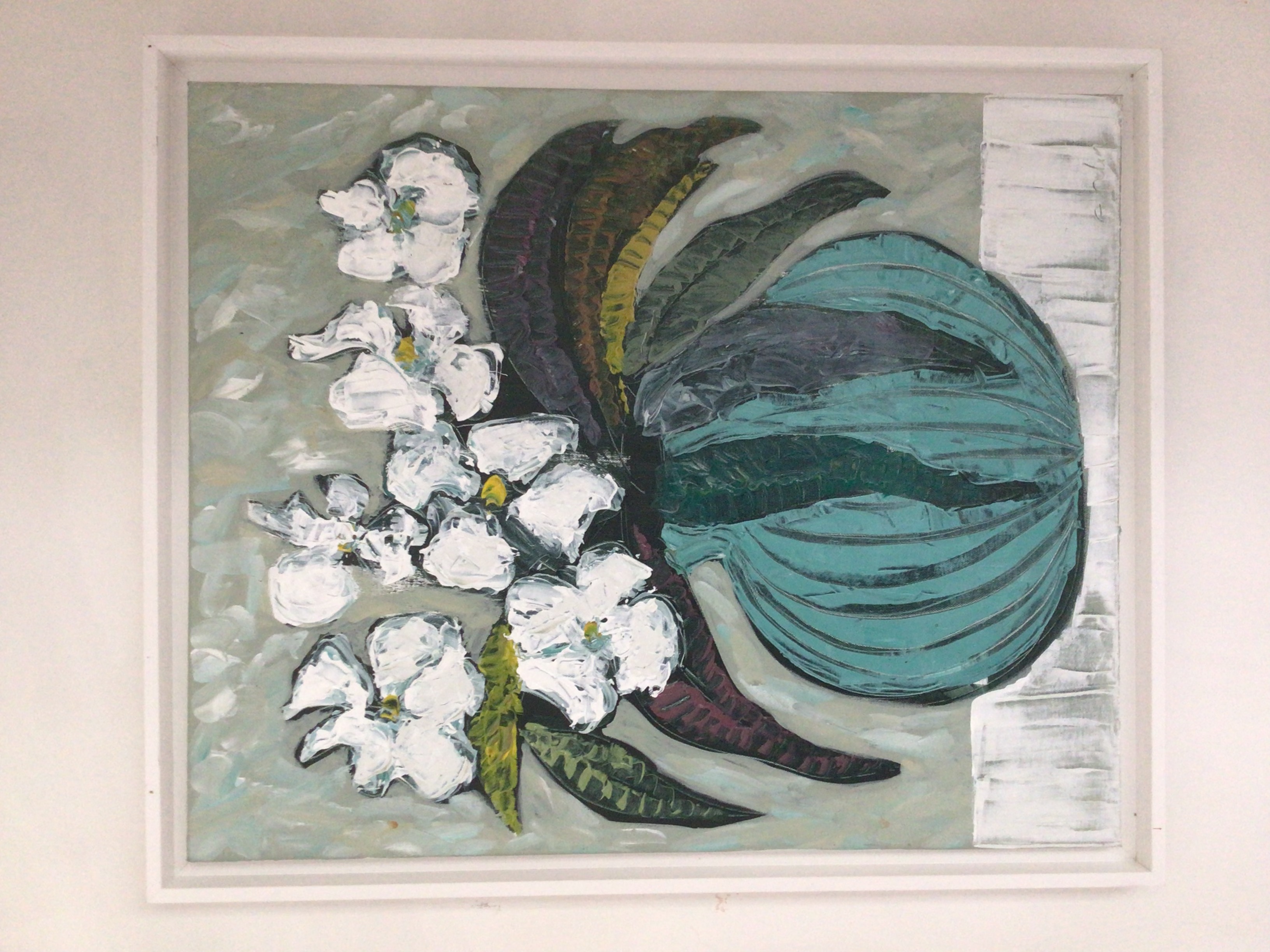 vase turquoise, 600 €