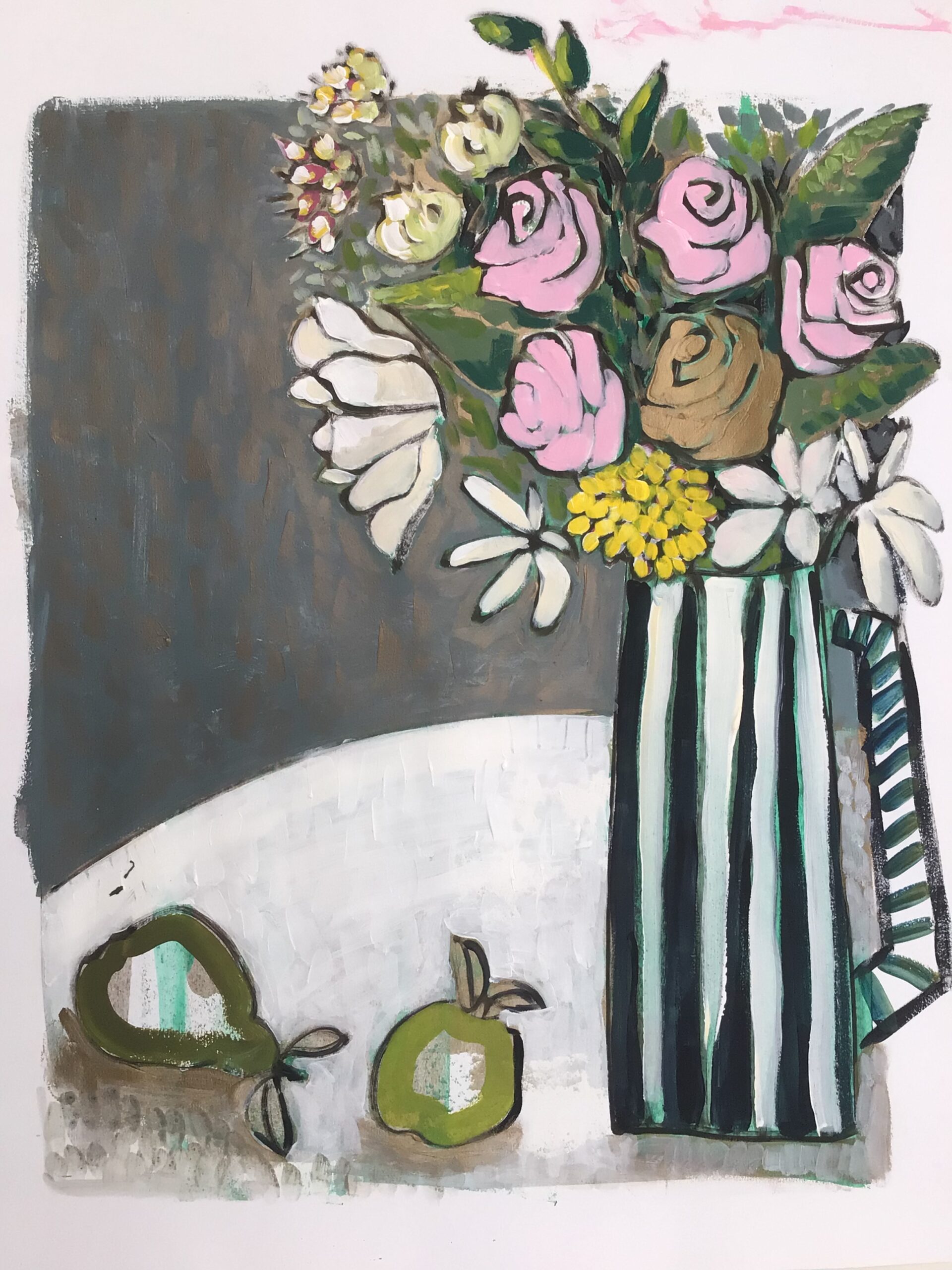 bouquet et fruits