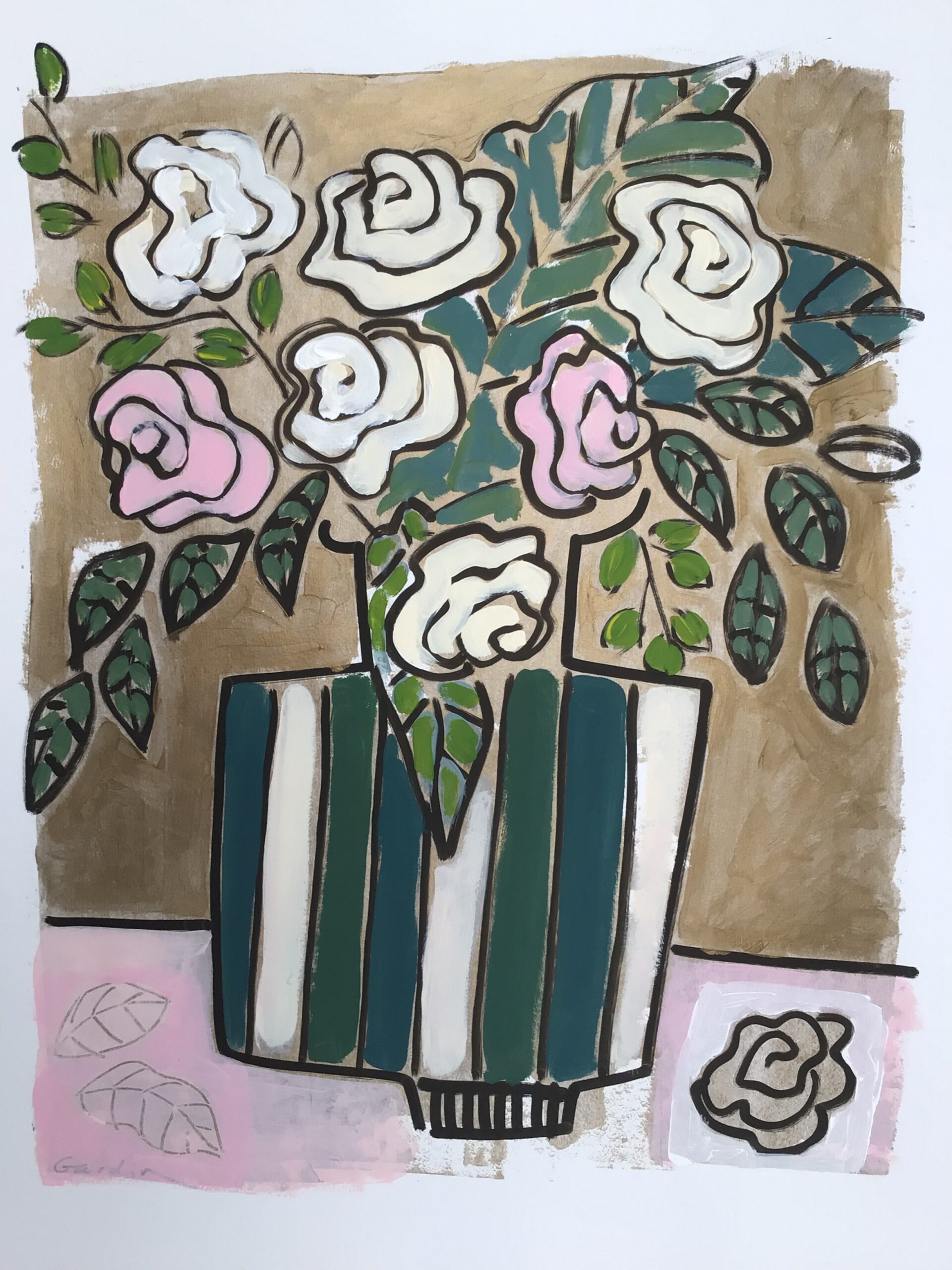 le vase vert, 200 €